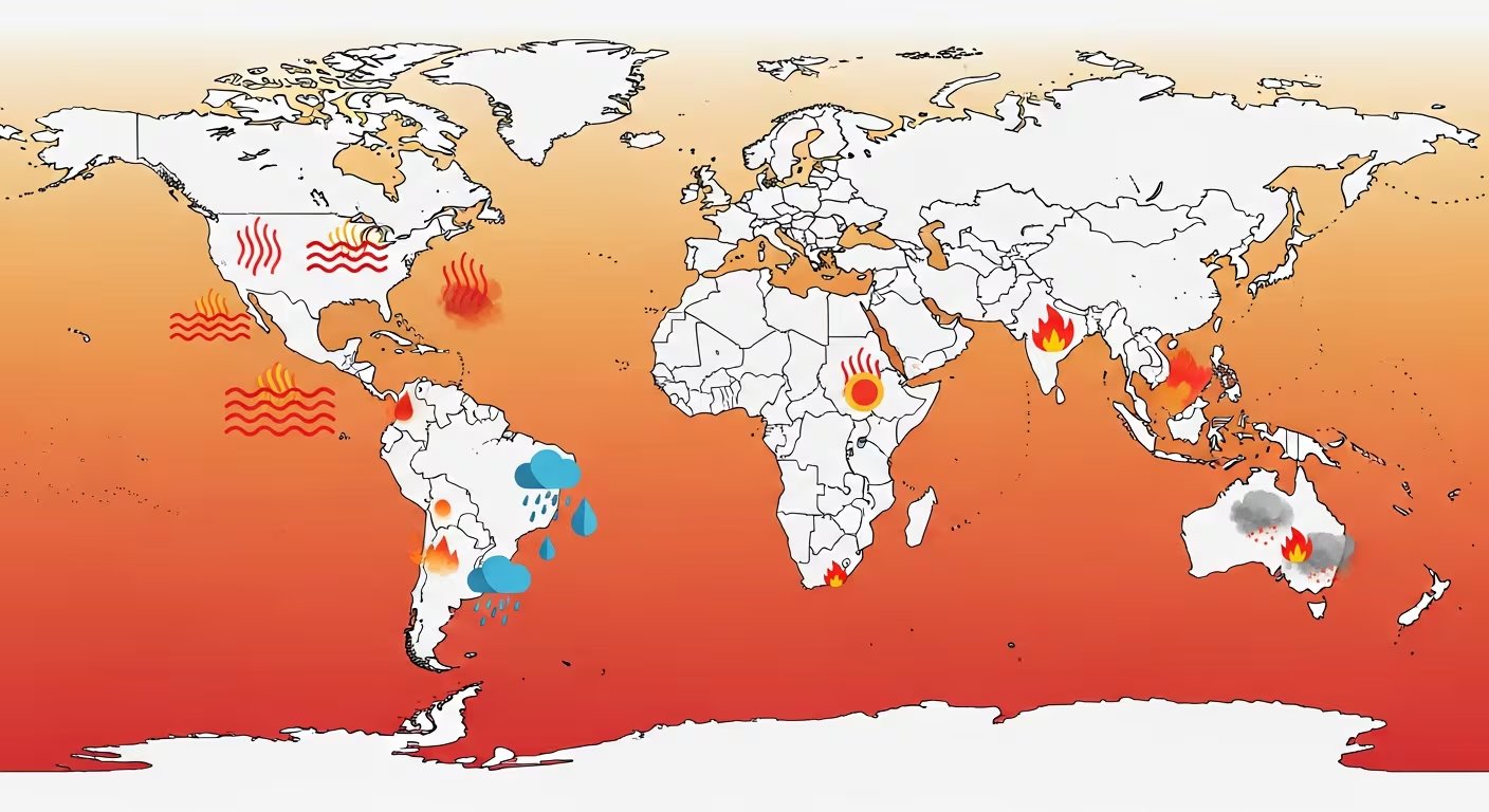 El calentamiento global impulsa un episodio de El Niño más severo, según advierte el organismo de Naciones Unidas (Imagen Ilustrativa Infobae)