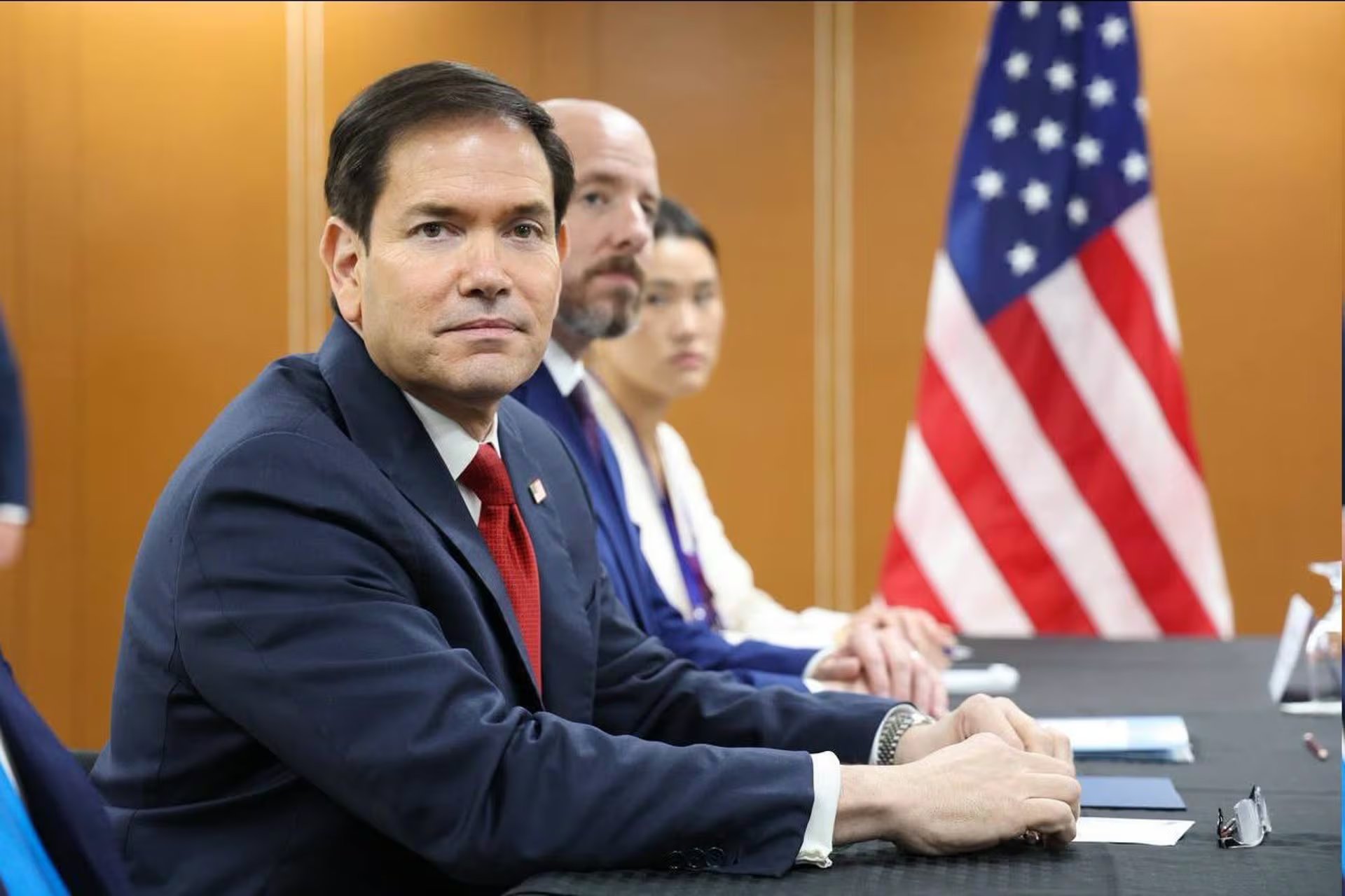 Marco Rubiop ordenó el retiro de la visa del hijo de AMLO. 
Europa Press/Contacto/Russian Foreign Ministry's o
