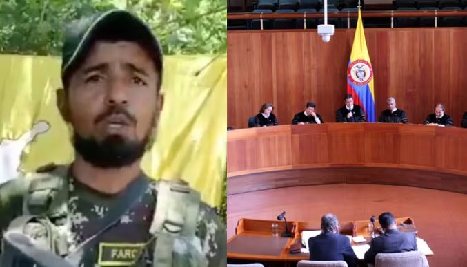 Willington Henao Gutiérrez, conocido como ‘Mocho Olmedo’ y señalado cabecilla del frente 33, se entregó al Ejército en 2026 durante negociaciones humanitarias. Su extradición fue avalada por la Corte Suprema de Justicia, que lo requiere por delitos de concierto para delinquir, narcotráfico y lavado de activos en Florida. - crédito Redes sociales y Corte Suprema de Justicia