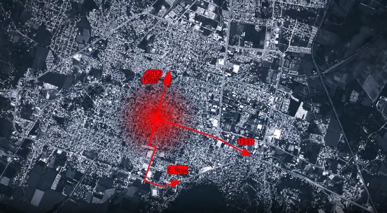 Reconstrucción de qué pasó con el autobús 1531 en el caso Ayotzinapa. ( Forensic Architecture)