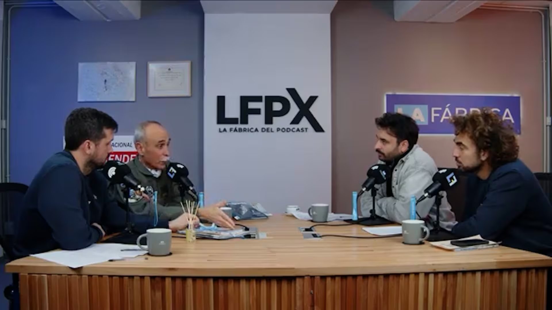 Gustavo Javier Valverde en una entrevista en el programa La Fábrica del Podcast (Captura de video)
