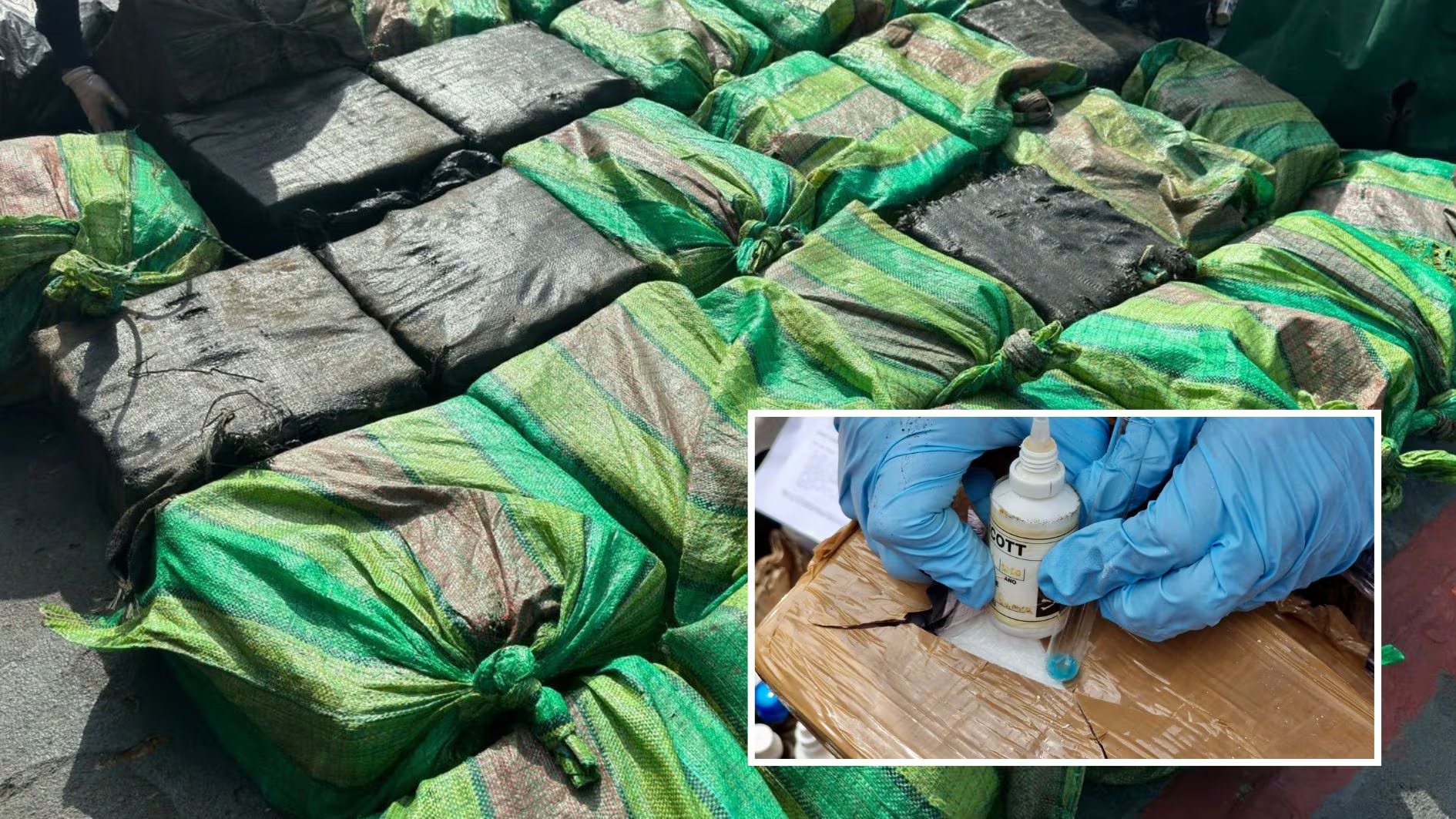 Como parte del cambio en su estrategia, los narcotraficantes y grupos criminales de corte internacional verían en embarcaciones más grandes una mejor forma de enviar millonarios cargamentos de droga a Norteamérica - crédito Armada Nacional de Colombia