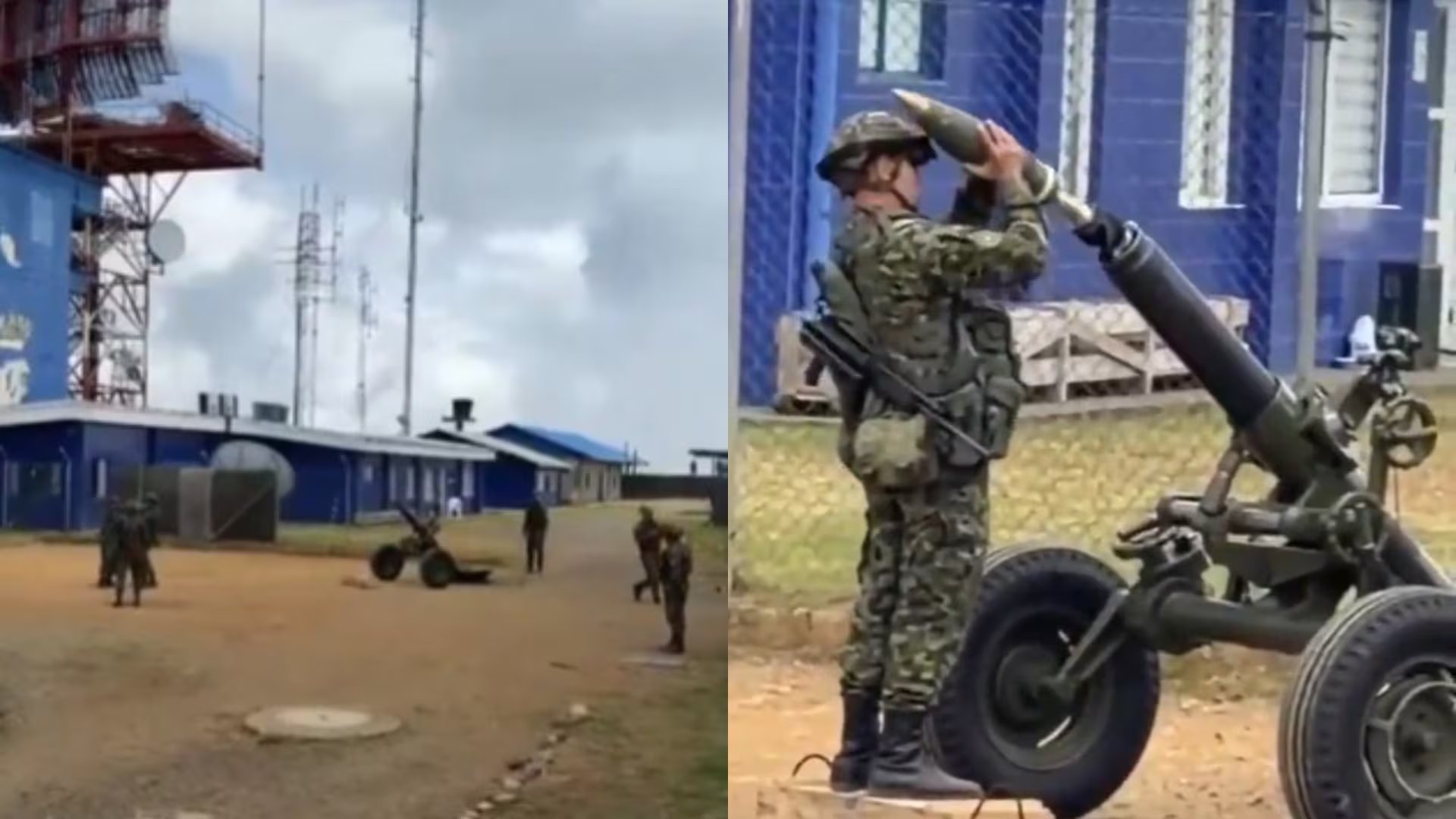 Los enfrentamientos entre el Ejército Nacional y las disidencias de las Farc provocaron el confinamiento de familias en la zona rural de El Tambo, Cauca - crédito X