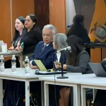 Lenín Moreno llegó a la Corte Nacional de Justicia para conocer su sentencia en el caso Sinohydro