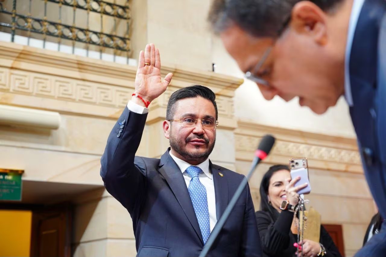 Jorge Eliécer Laverde fue elegido contralor general con amplia mayoría en el Congreso - crédito @honohenriquez/X