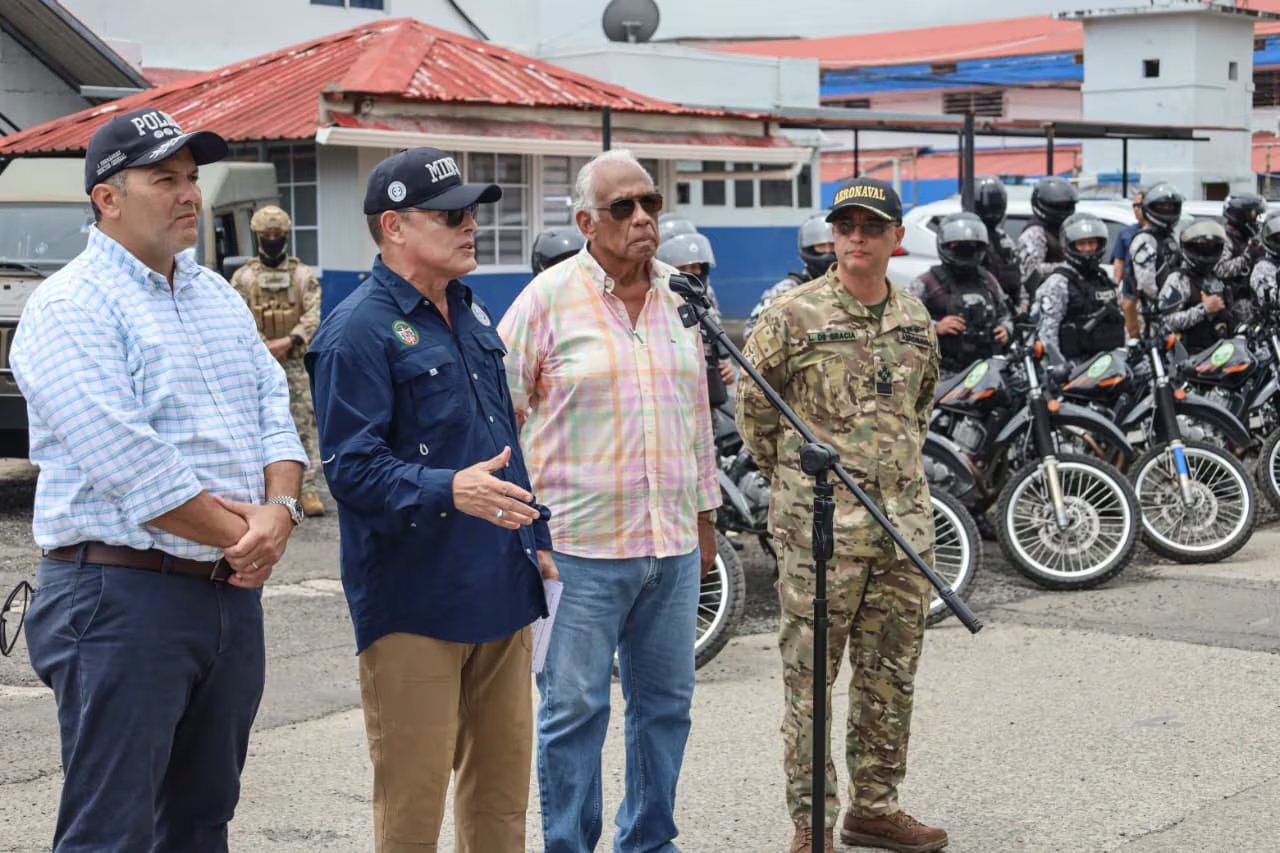 El ministro panameño de Seguridad Pública, Frank Ábrego