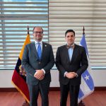 John Reimberg mantuvo reunión protocolar con secretario de la Corte Penal Internacional