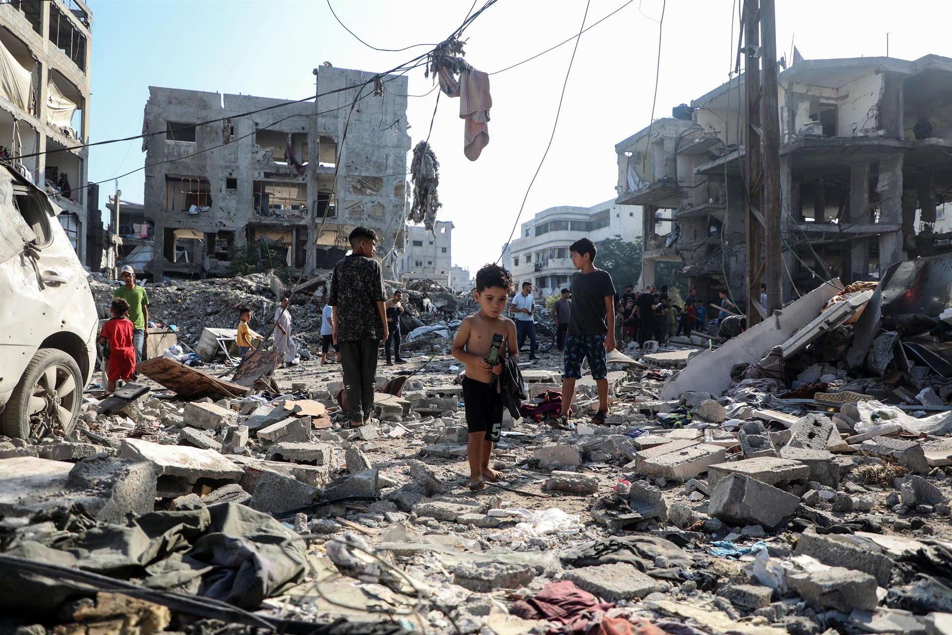 La Franja de Gaza quedó devastada tras los enfrentamientos entre Israel y Hamas (Europa Press/Archivo)