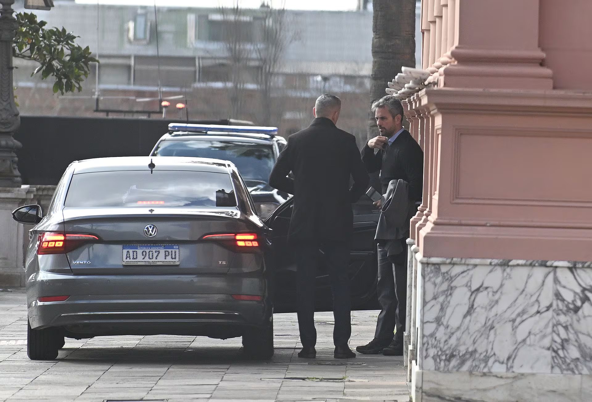 Martín Menem después de la reunión de Gabinete