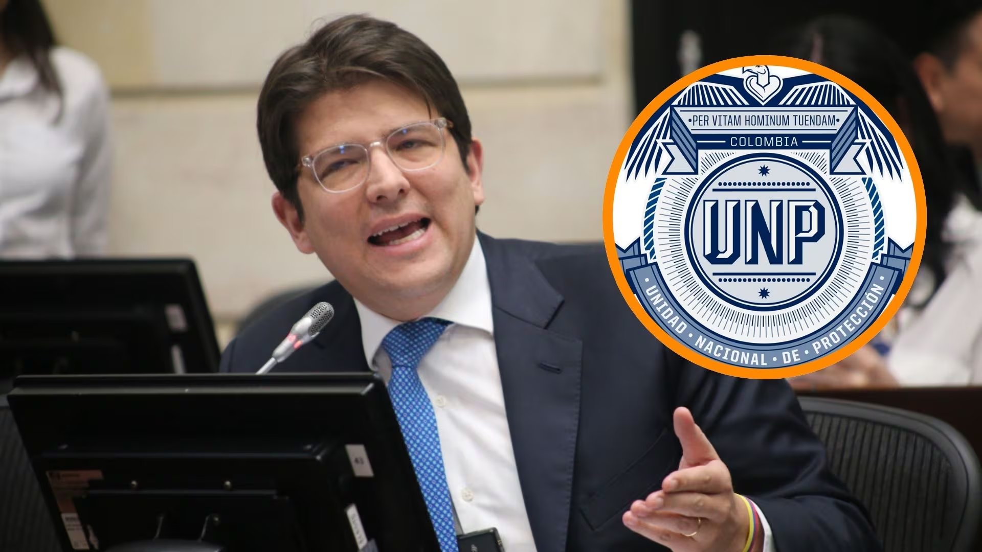 El senador y precandidato presidencial del Centro Democrático fue atacado con arma de fuego el sábado 7 de junio, durante un acto público en el occidente de Bogotá - crédito Prensa Senado/UNP