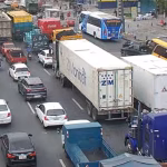 Alto flujo vehicular en la vía Perimetral por cierre de viaducto hacia la Espol debido a siniestro de tránsito