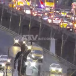 Siniestro de tránsito deja personas heridas en el puente de la Unidad Nacional