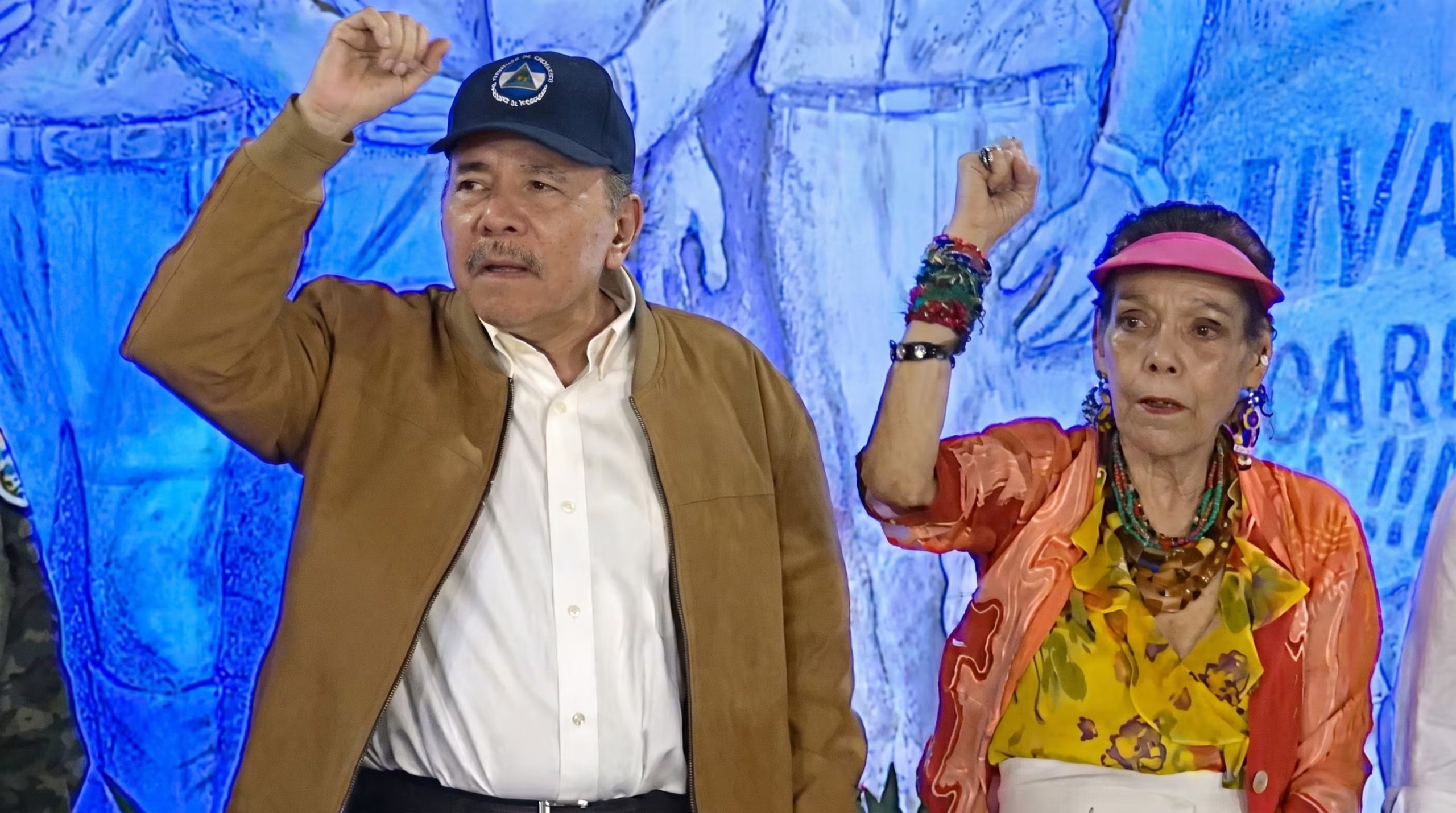 Daniel Ortega y Rosario Murillo, mandatarios de Nicaragua. (Infobae Centroamérica/Cortesía Canal 6 Nicaragua)