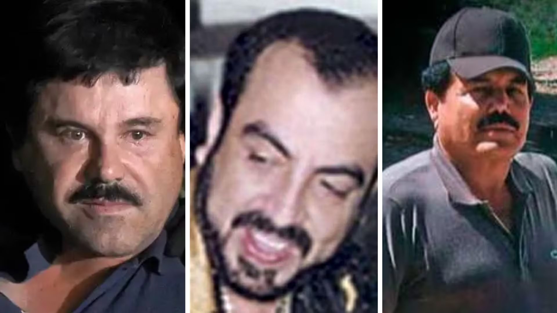 El Chapo, Arturo Beltrán Leyva y El Mayo Zambada. (Infobae)