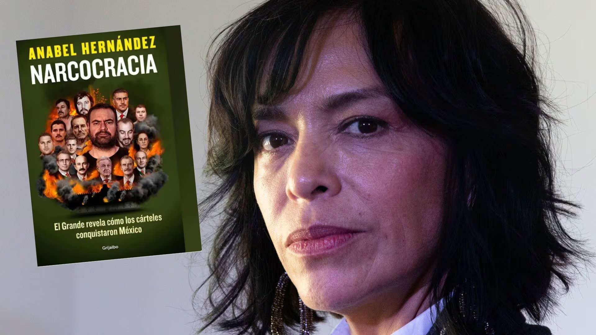 Anabel Hernández anunció Narcocracia, su nuevo libro editado por Grijalbo, en el que Sergio Villarreal Barragán 