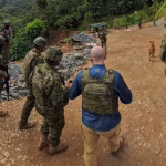 Militares destruyen bocamina utilizada para minería ilegal en Camilo Ponce Enríquez