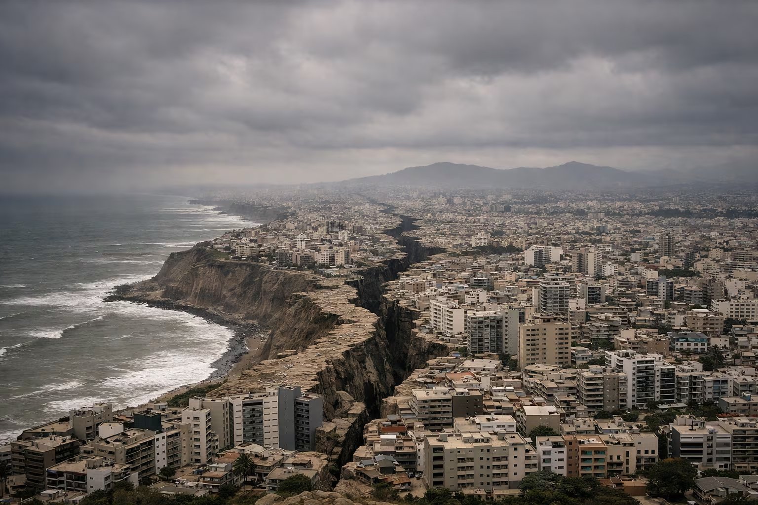 un gran terremoto frente a Lima podría tener un epicentro marino y superficial, con riesgo de tsunami en la costa central. (Imagen Ilustrativa Infobae)