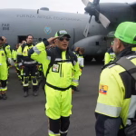 Bomberos de Guayaquil regresan de Cali tras participar en rescate de víctimas del terremoto