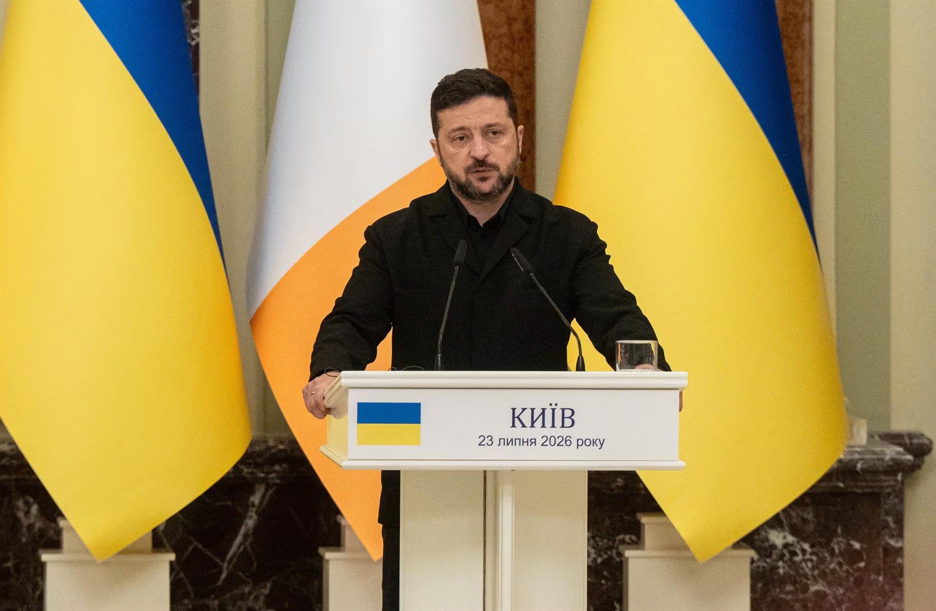 Volodimir Zelensky reclamó a Corea del Sur un refuerzo de la cooperación militar con Ucrania ante los ataques con misiles y equipos norcoreanos (Europa Press)