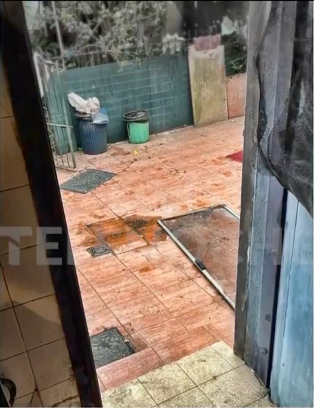 Así quedó la casa de Mónica Ferrero tras un atentado narco (Captura Telenoche/Canal 4(