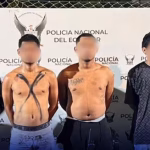Policía aprehendió a tres presuntos integrantes de Los Tiguerones en Esmeraldas