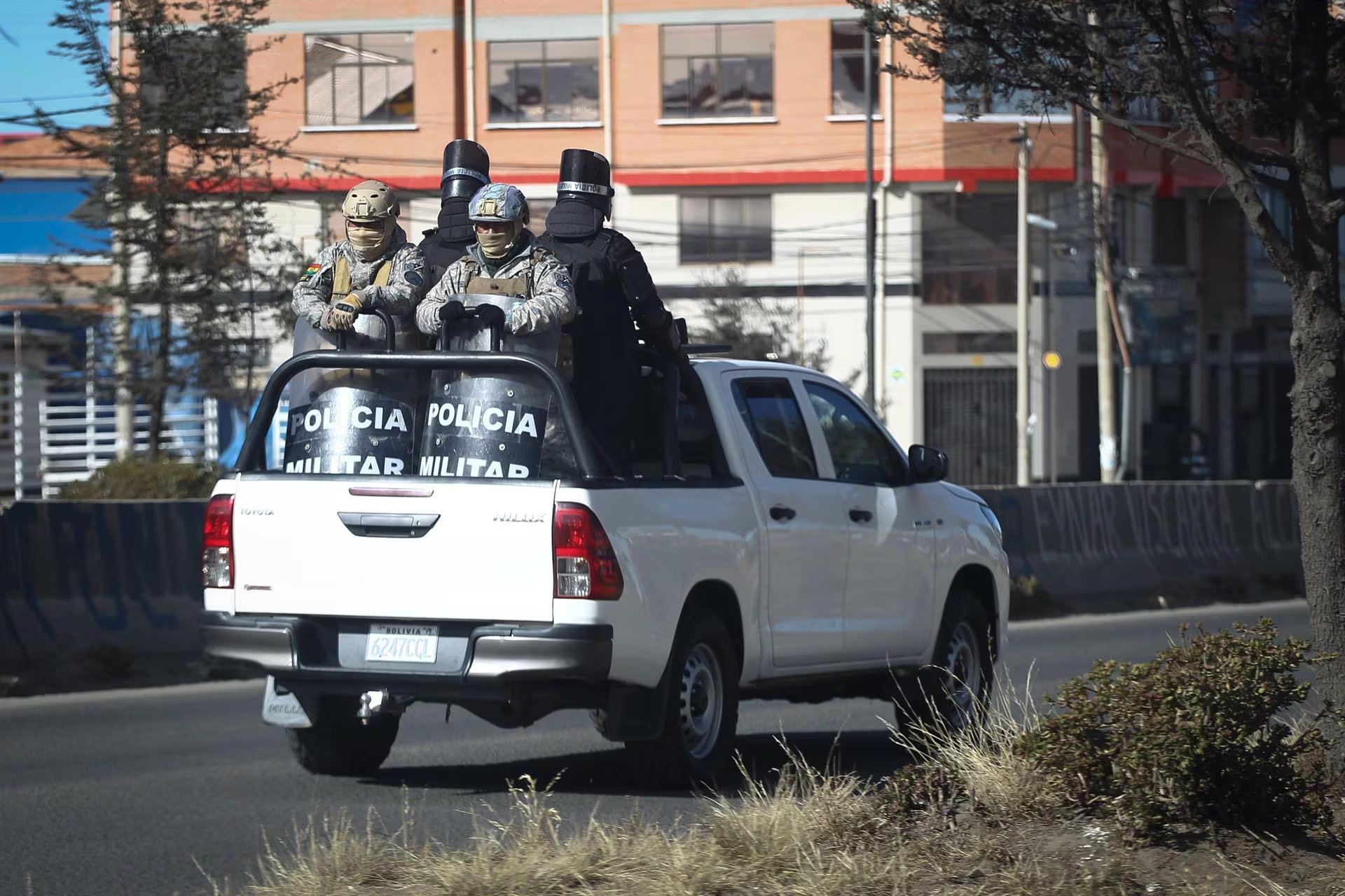 Unidades de la Policía militar de Bolivia (Europa Press)
