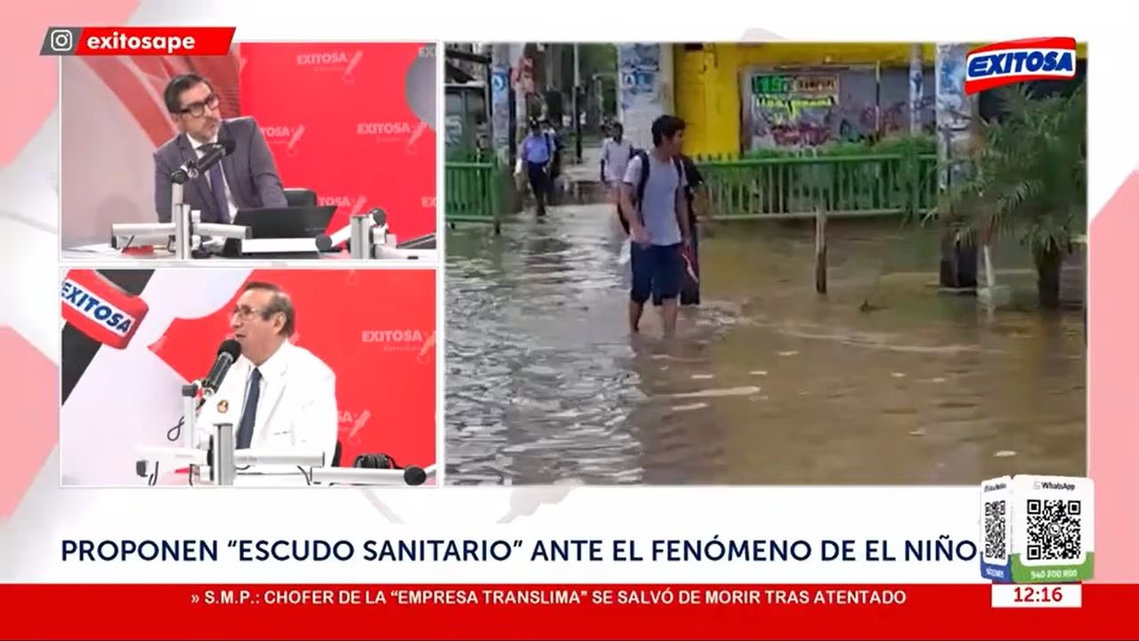 Un grupo de especialistas propone un escudo sanitario en Perú para proteger a más de seis millones de personas expuestas a riesgos por lluvias e inundaciones.