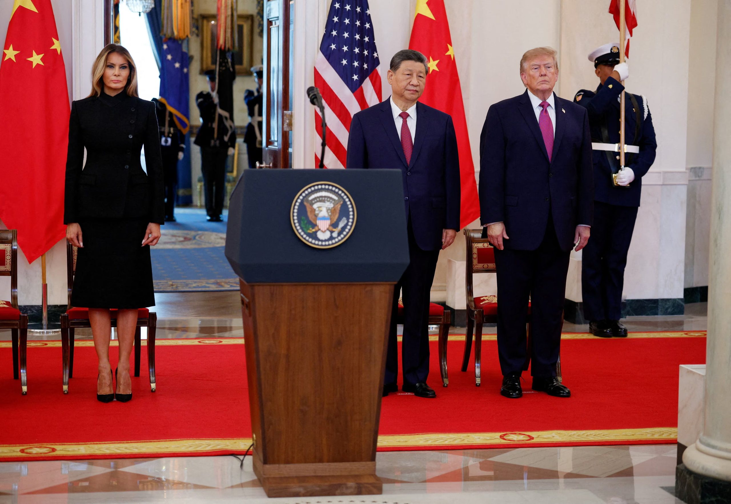 La IA fue uno de los temas centrales de la cumbre entre Trump y Xi Jinping en Washington (REUTERS/Evan Vucci)