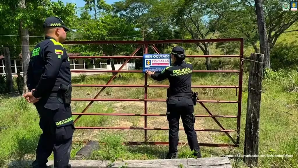 Los bienes ocupados a Los del Dorado están ubicados en Antioquia, Boyacá, Caldas, Caquetá y Santander - crédito @FiscaliaCol/X