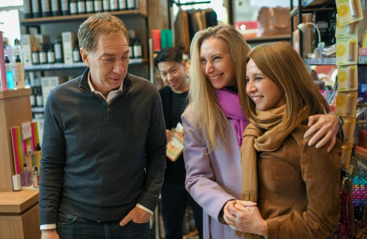 Karina Milei, Diego Santilli y Pilar Ramírez recorrieron un proyecto de desarrollo urbano en Belgrano