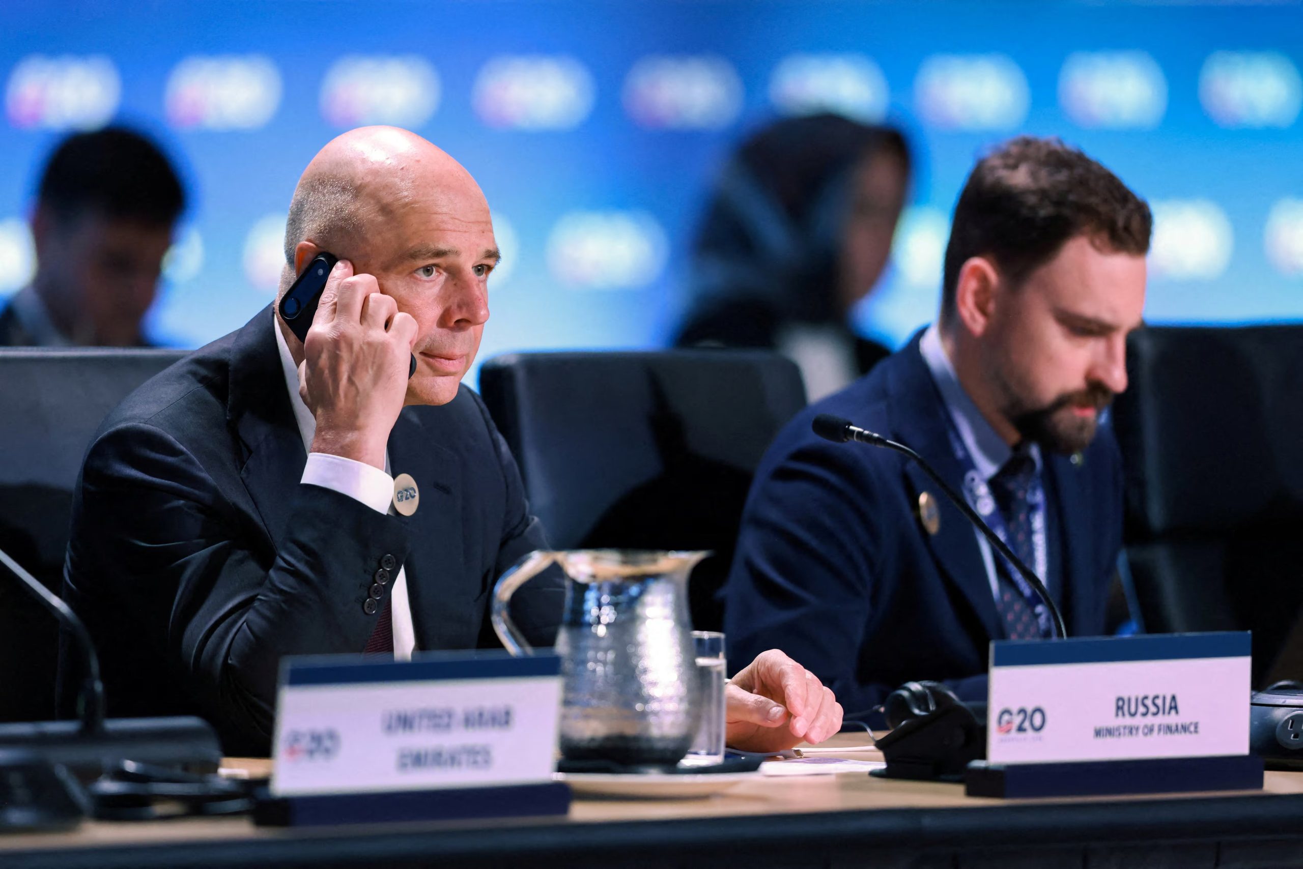 La presencia de Rusia vuelve a generar tensiones entre los aliados europeos de Ucrania, después de que la participación del ministro de Finanzas ruso, Anton Siluanov, en una reunión anterior del G20 provocara críticas (REUTERS)