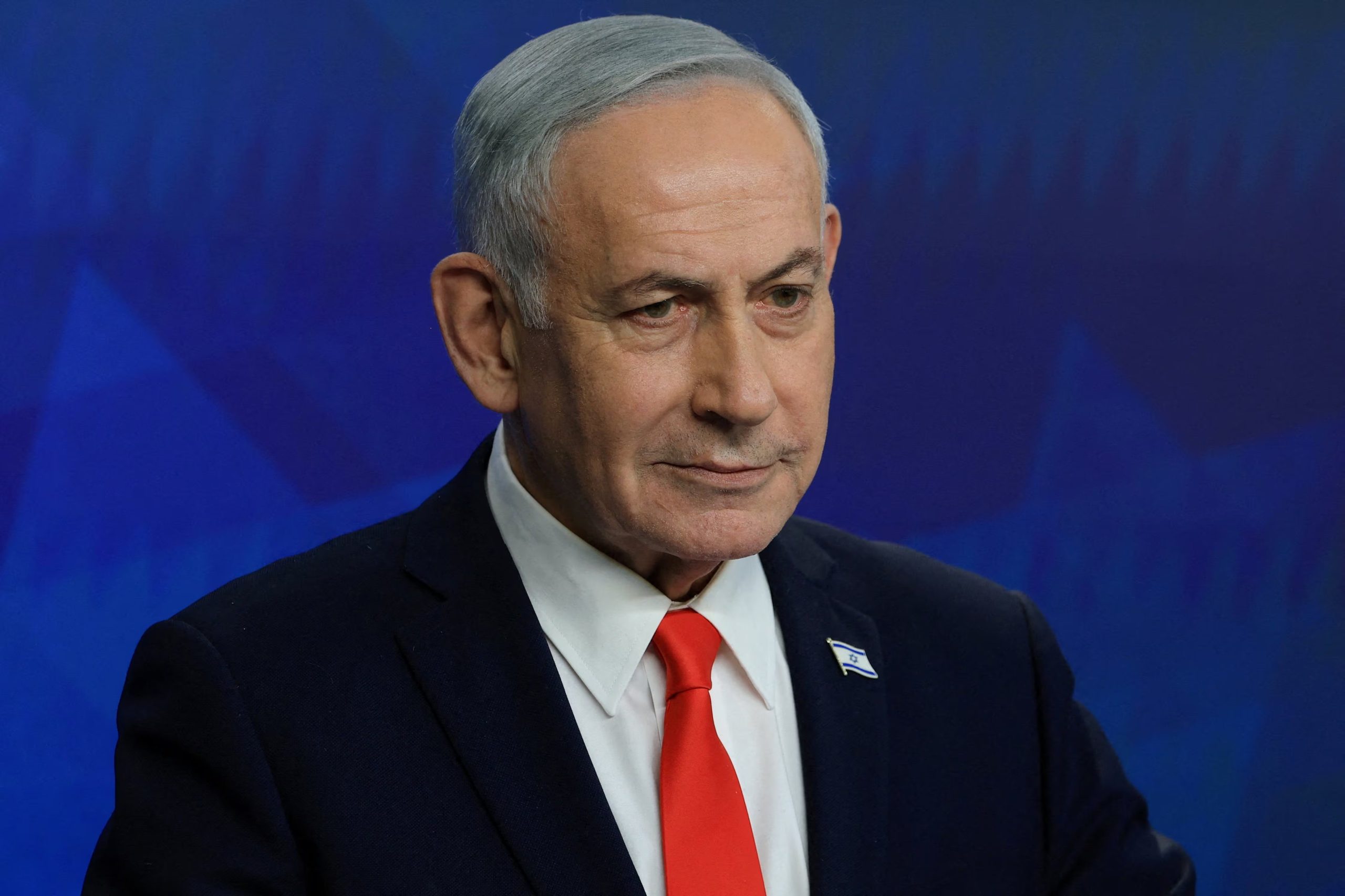 FOTO DE ARCHIVO: El primer ministro israelí, Benjamin Netanyahu, ofrece una rueda de prensa tras el acuerdo entre Estados Unidos e Irán en Jerusalén, el 15 de junio de 2026. REUTERS/Ronen Zvulun/Pool/File Photo