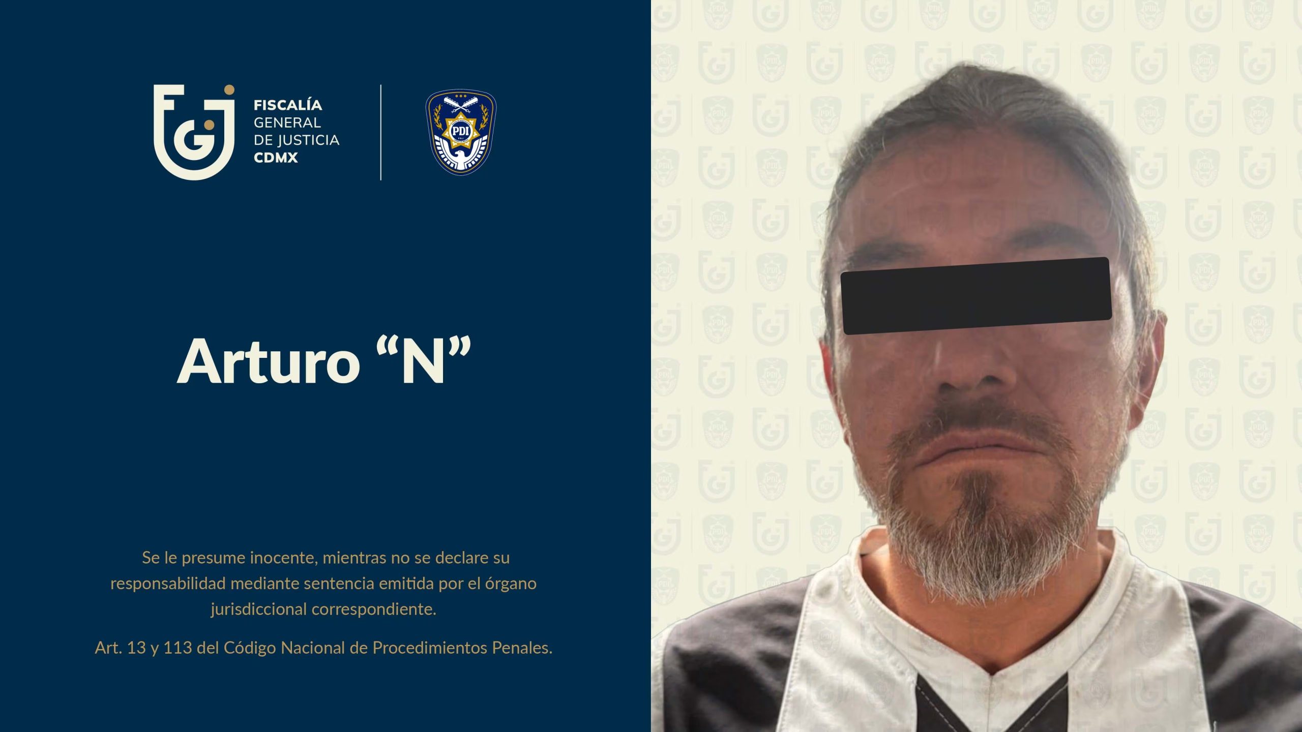 Fiscalía CDMX aprehende al probable responsable del transfeminidio de Paola Buenrostro. Fiscalía de la CDMX