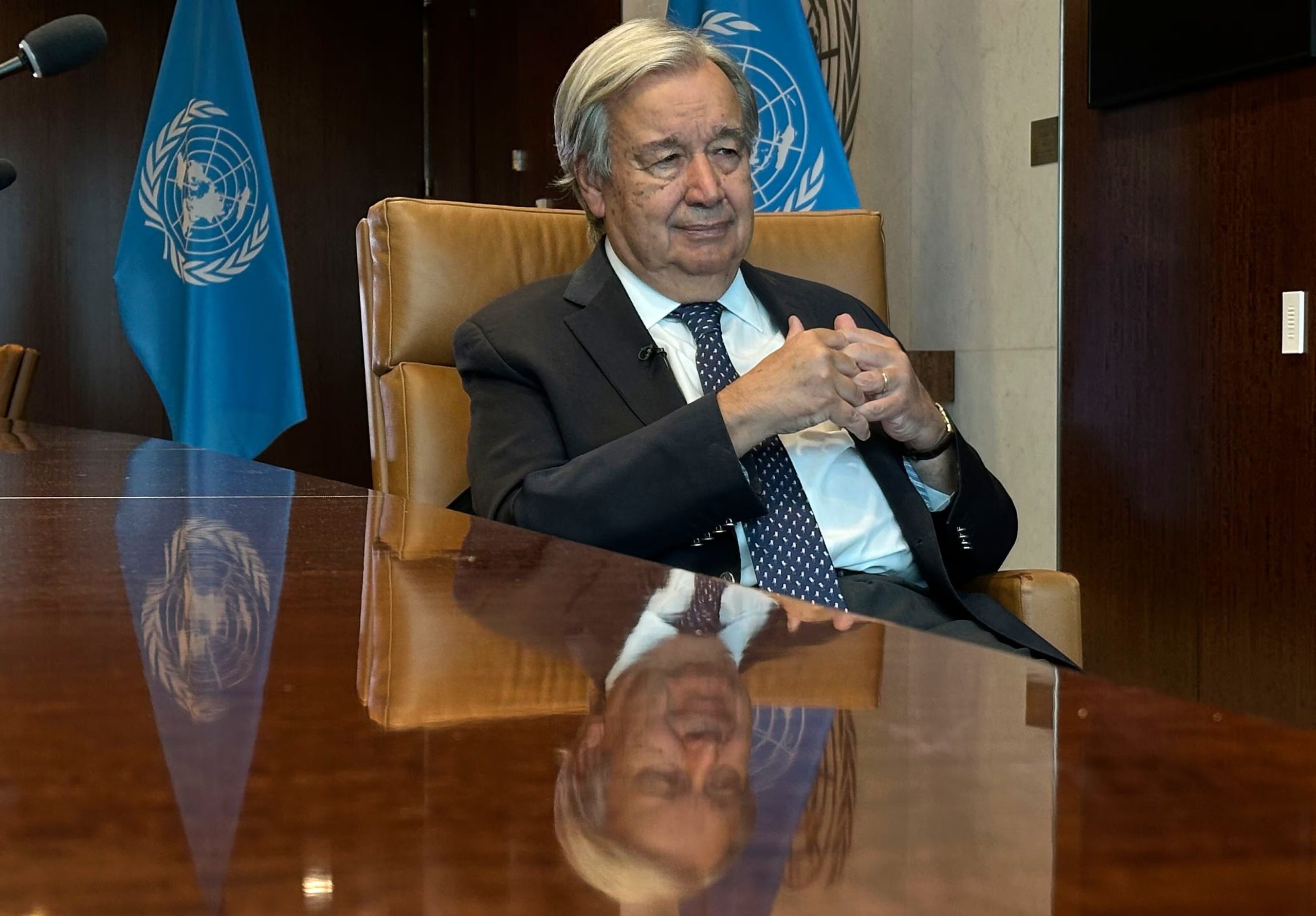 El secretario general de Naciones Unidas, António Guterres. (AP Foto/David R Martin)