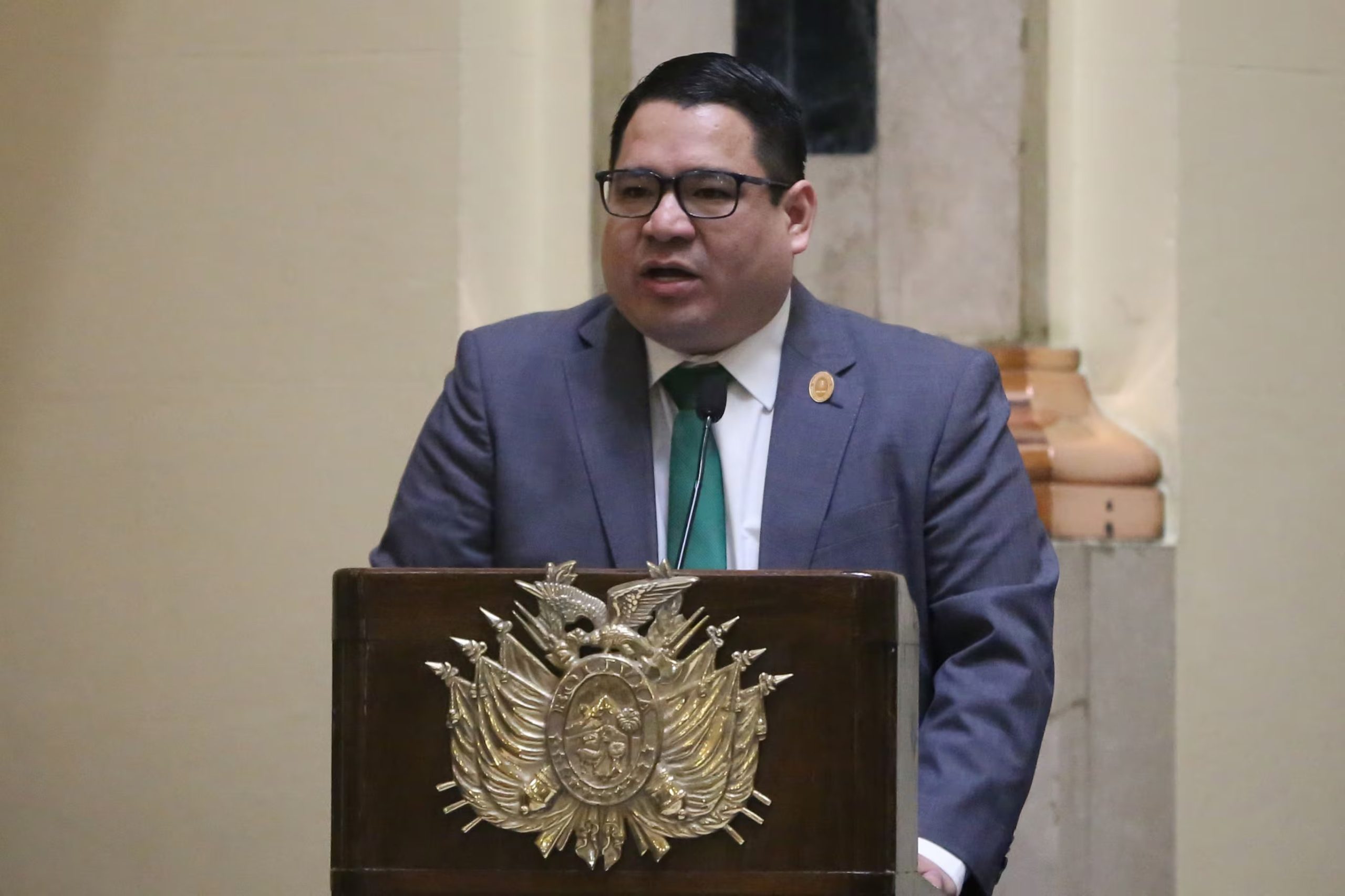 El Departamento de Estado hizo una designación pública contra el fiscal general boliviano Roger Mariaca por presuntos sobornos. (EFE/Luis Gandarillas)