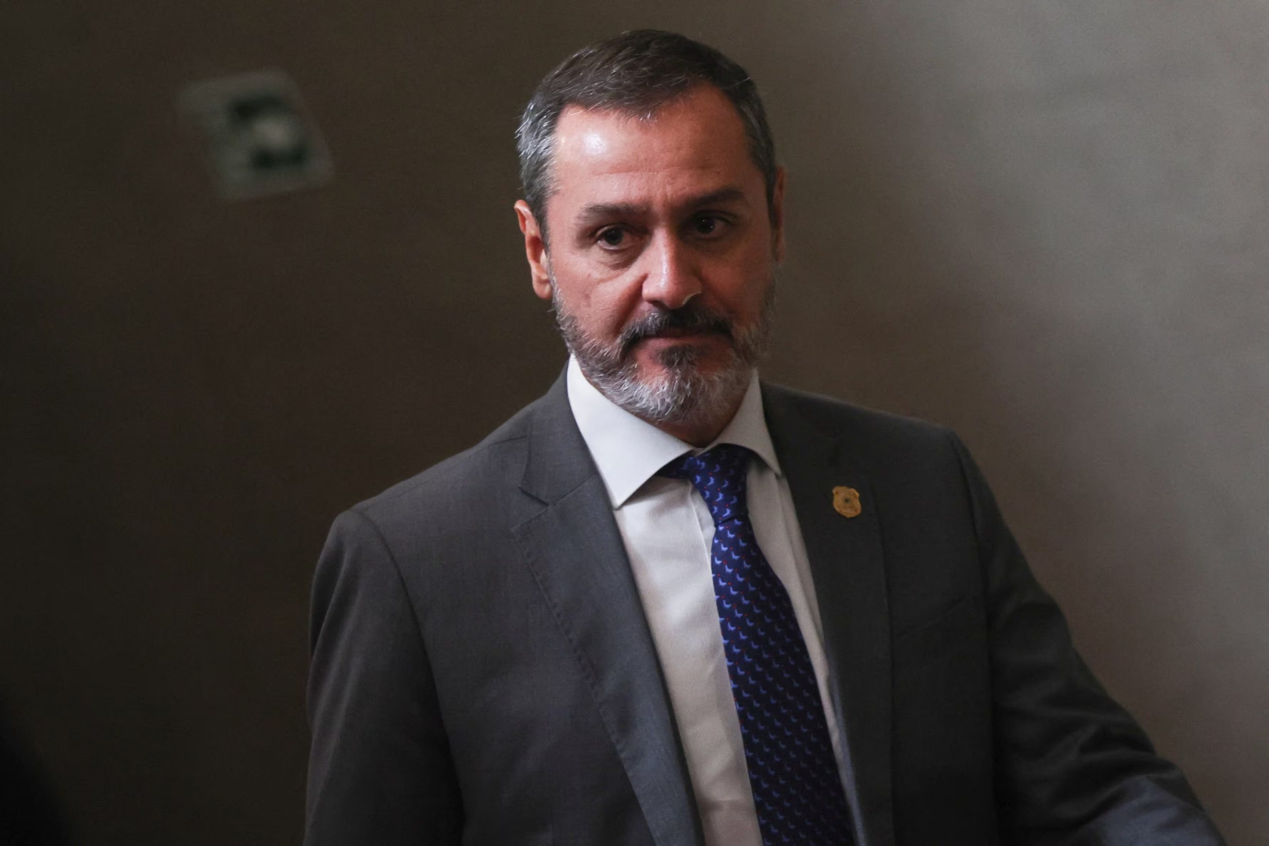 El director general de la Policía Federal de Brasil, Andrei Rodrigues, el 4 de septiembre de 2026 (REUTERS/Adriano Machado)