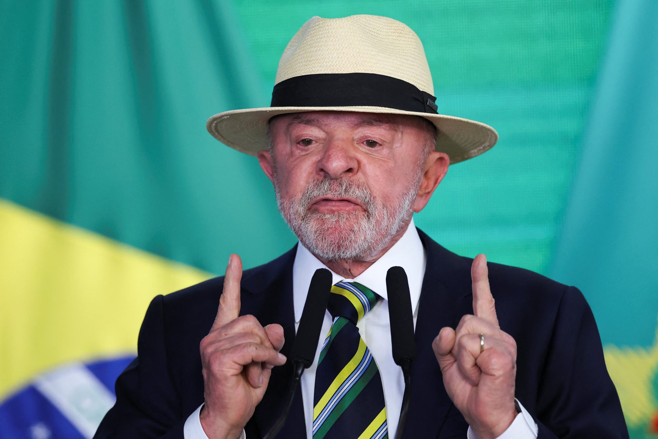 El presidente de Brasil, Luiz Inácio Lula da Silva, habla durante una ceremonia en el Palacio de Planalto en Brasilia, Brasil, el 3 de septiembre de 2026 (REUTERS/Adriano Machado)