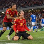 COMO VISITANTE: Bélgica derrotó a Italia en el inicio de la Nations League
