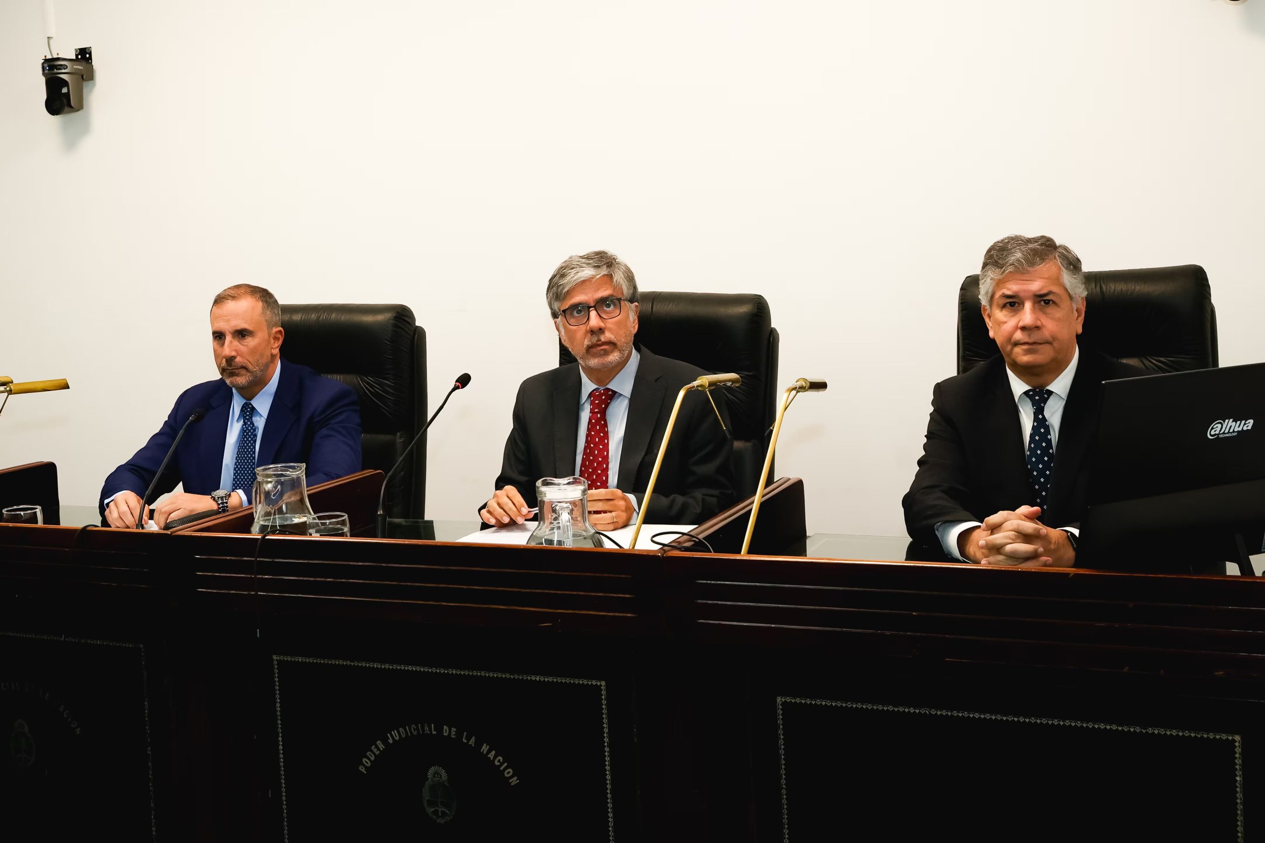TOF 2 en Odebrecht: jueces Jorge Gorini, Rodrigo Giménez Uriburu y Néstor Costabel
Fotografía: RSFotos