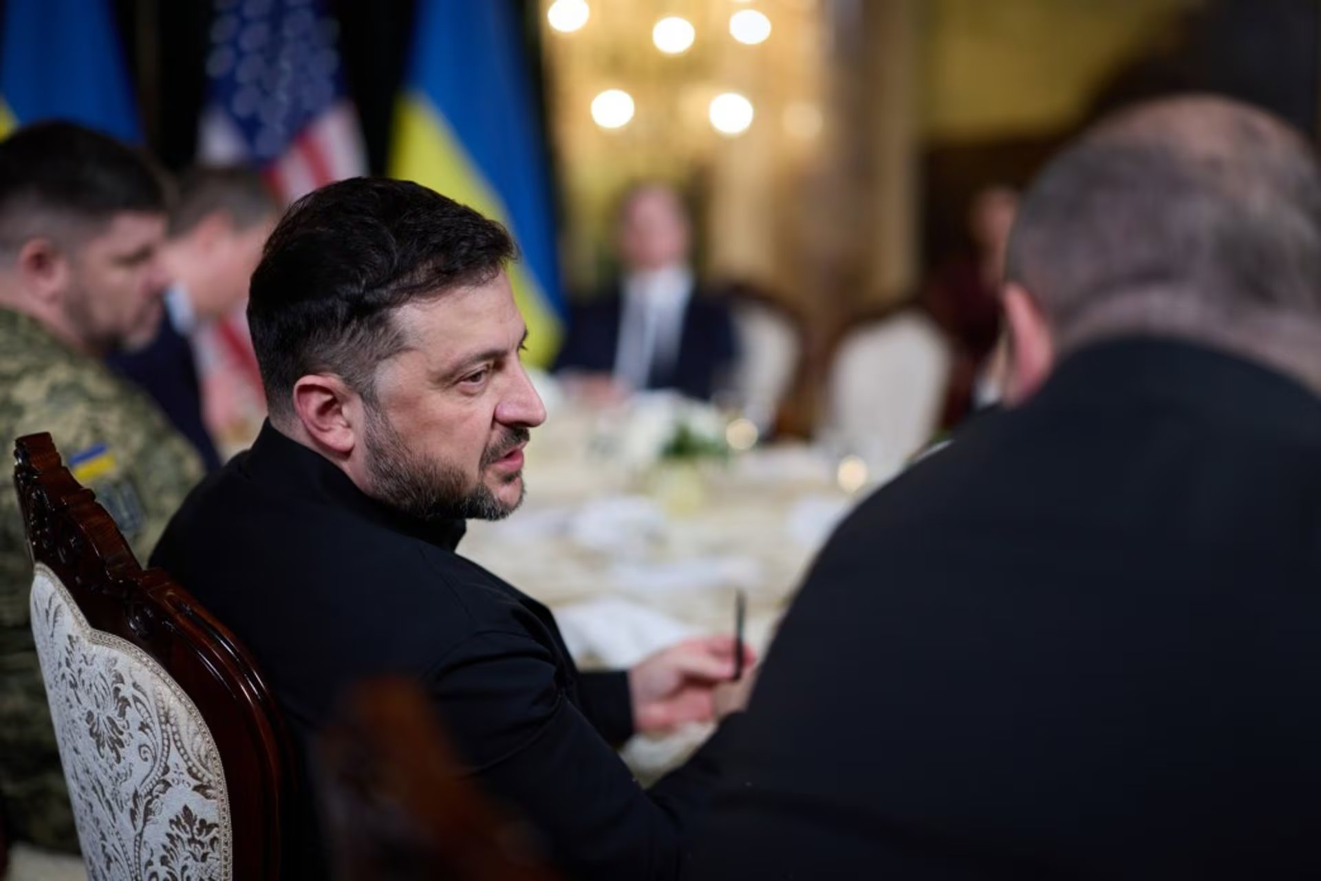 El presidente de Ucrania, Volodimir Zelensky, (Crédito de la imagen: © Presidente de Ucrania/APA Images vía ZUMA Press Wire).

