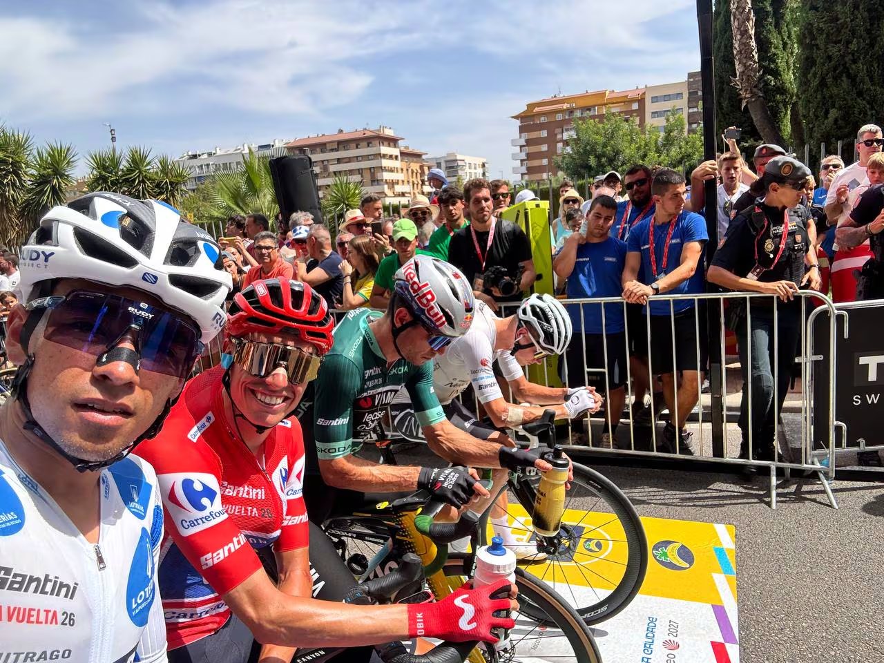 Santiago Buitrago fue el mejor colombiano del Mundial de Ruta-crédito @lavuelta/X
