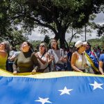 Simpatizantes de Machado movilizados exigen su regreso y elecciones 2027