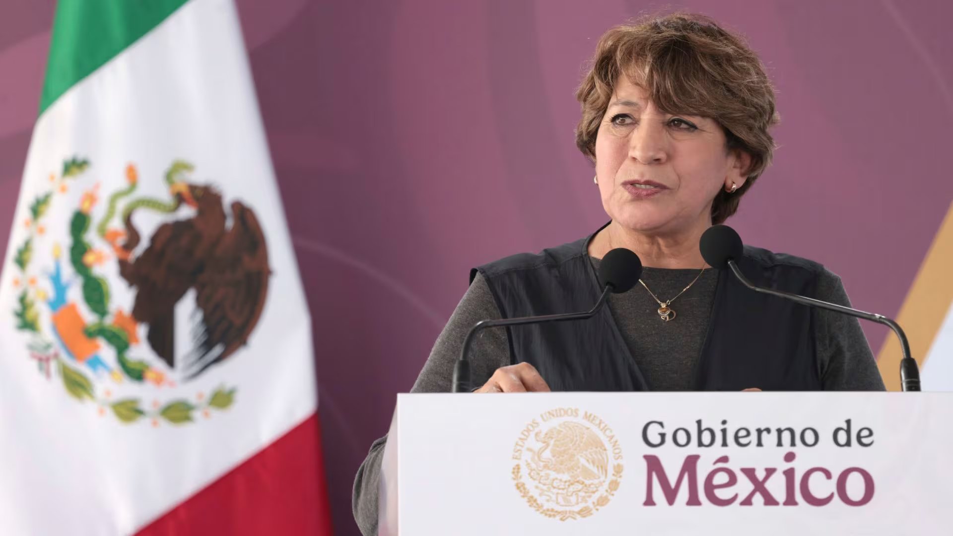 La gobernadora del Estado de México, Delfina Gómez, lamentó lo ocurrido en la explosión.
Crédito: Cuartoscuro/Presidencia