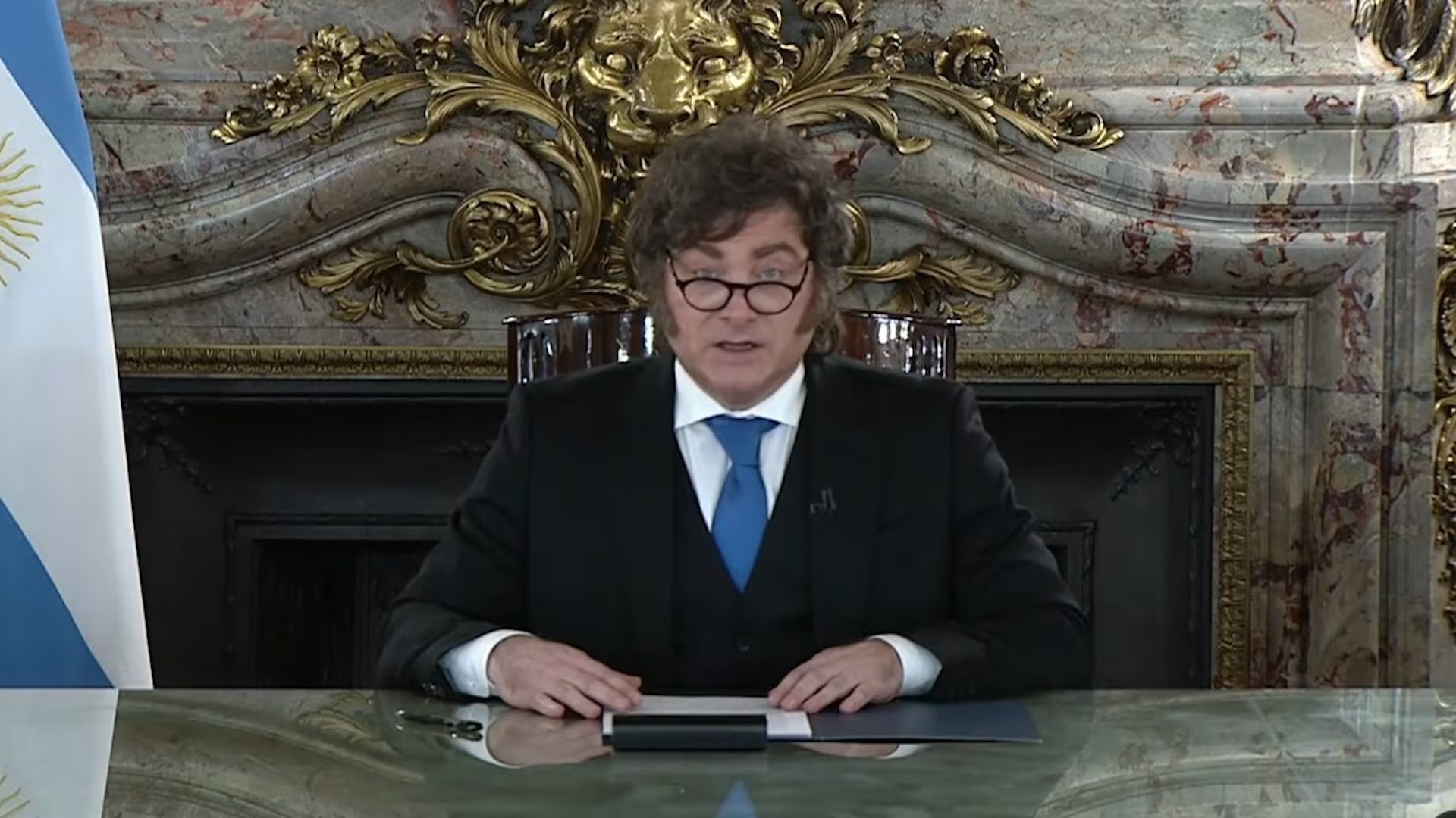El Presidente se dirigió al país para hablar de las Islas Malvinas