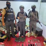 Allanamiento en Manta deja armas y otros indicios incautados