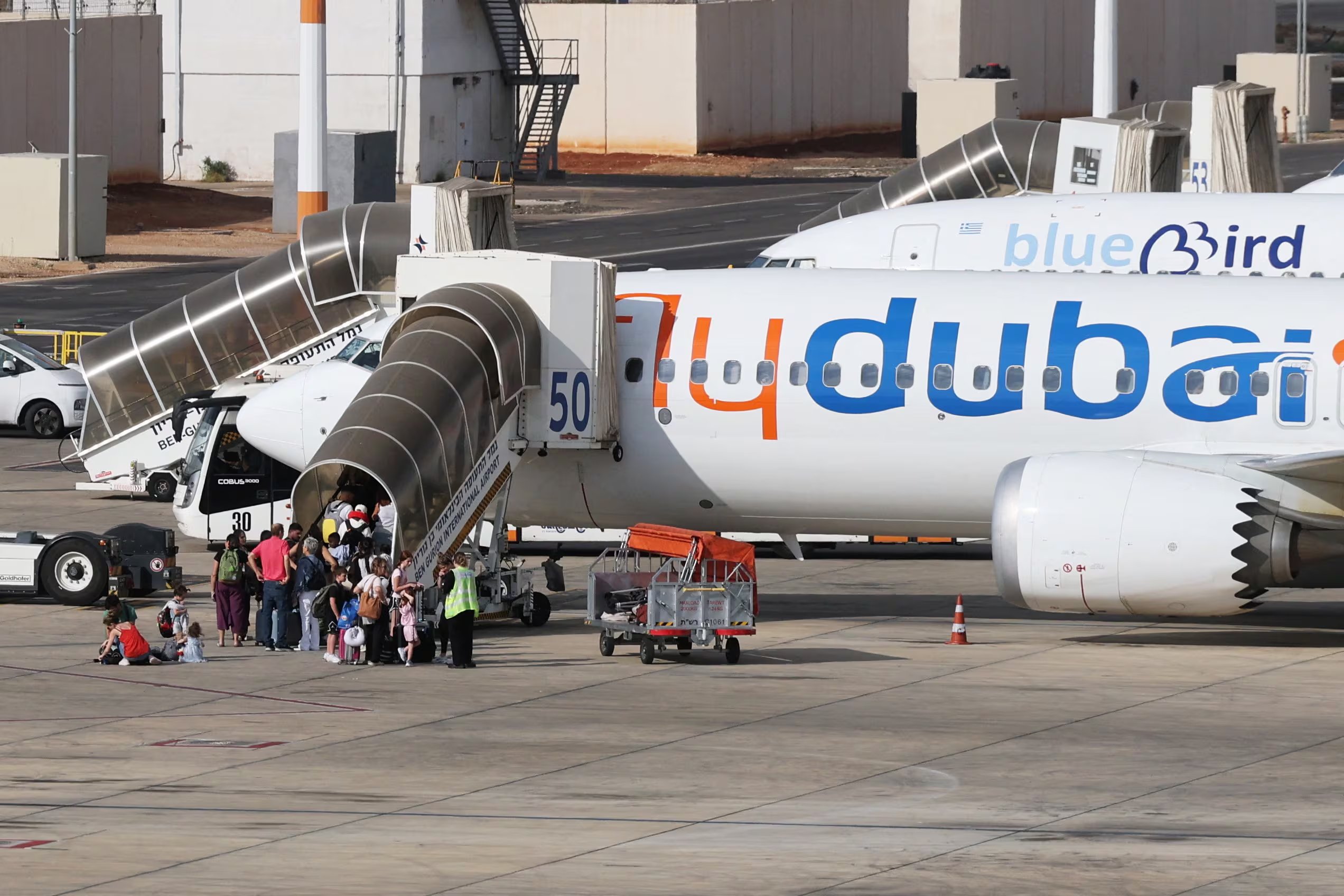 El copiloto de un vuelo de flydubai intentó estrellar la aeronave contra el aeropuerto de Tel Aviv inspirado en los atentados del 11 de septiembre. (REUTERS/Ammar Awad)