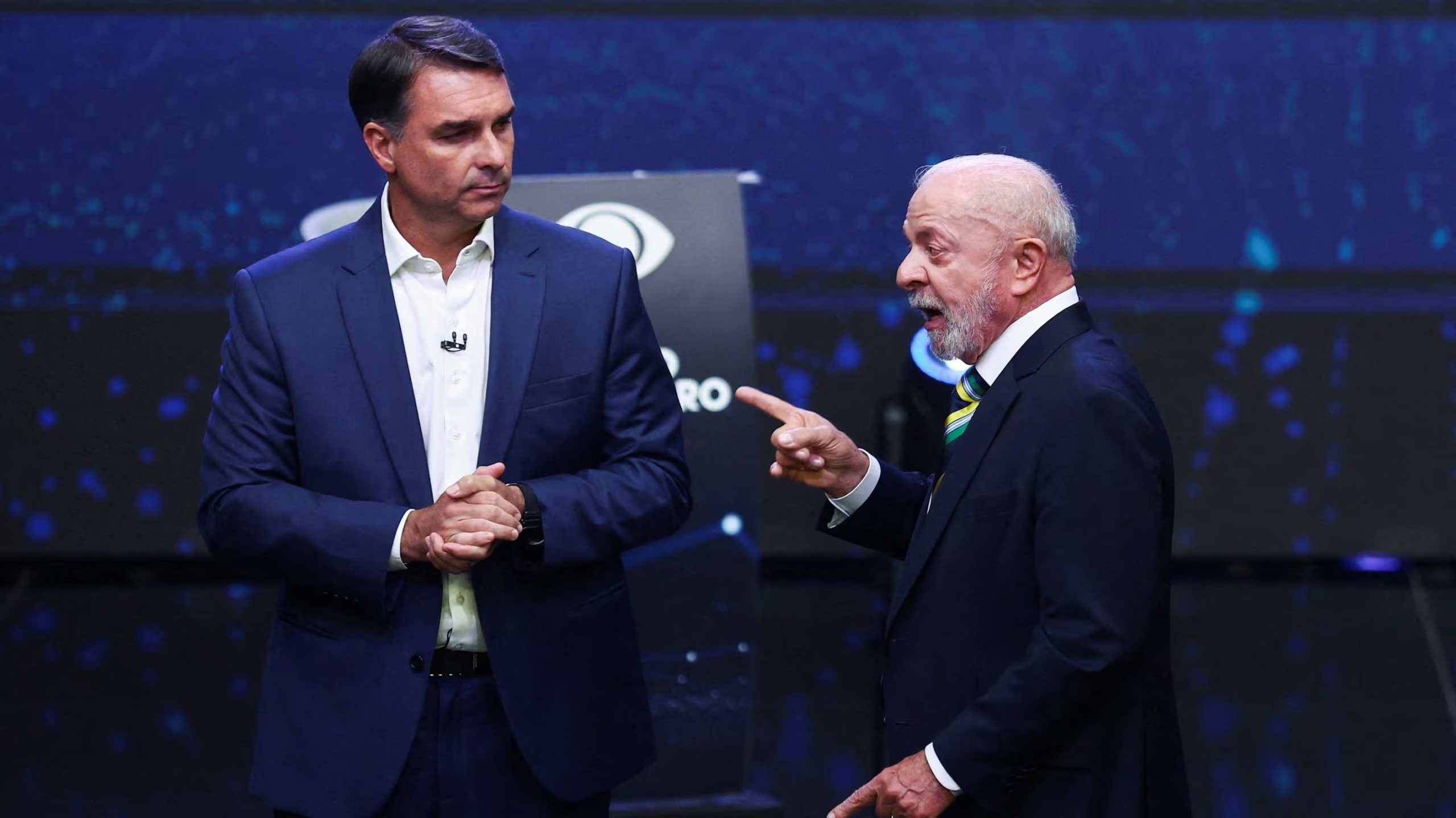 Los candidatos presidenciales brasileños Flávio Bolsonaro y Luiz Inácio Lula da Silva están en el ojo de todo el continente americano - crédito Jean Carniel/Reuters