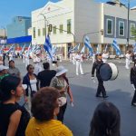 El desfile del 9 de Octubre devolvió la música y el civismo al centro de Guayaquil