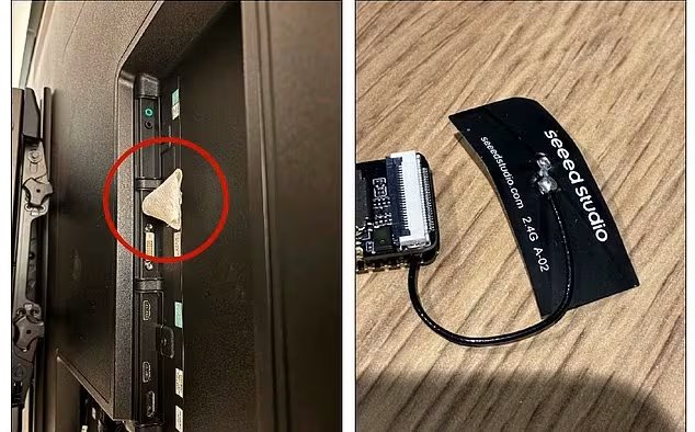 OpenAI informó que el 30 de septiembre, durante una inspección, su equipo de contramedidas de vigilancia técnica detectó un dispositivo conectado a un puerto USB ubicado en la parte posterior de un televisor de la sala de conferencias (Departamento de Justicia de Estados Unidos)