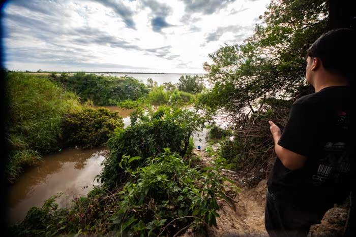 La inundación afectó zonas urbanas de Corrientes capital, en el noreste argentino 
 (RSFotos)